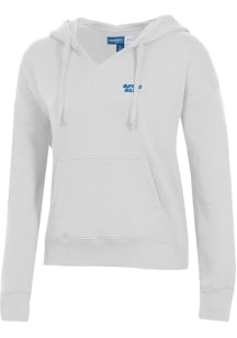 Gear for Sports Buffalo Bulls Womens White Big Cotton Hooded Sweatshirt