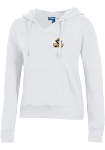 Gear for Sports University of Massachusetts Dartmouth Womens White Big Cotton Hooded Sweatshirt
