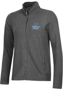 Gear for Sports Buffalo Bulls Womens Grey Relaxed Luxe Long Sleeve Full Zip Jacket