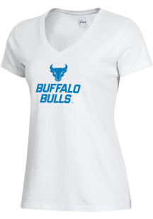 Gear for Sports Buffalo Bulls Womens White Mia Short Sleeve T-Shirt