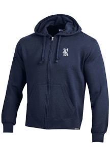 Gear for Sports Rice Owls Mens Blue Big Cotton Long Sleeve Full Zip Jacket