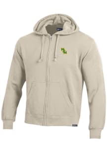 Gear for Sports William &amp; Mary Tribe Mens Oatmeal Big Cotton Long Sleeve Full Zip Jacket