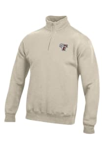 Gear for Sports Fordham Rams Mens Oatmeal Big Cotton Long Sleeve 1/4 Zip Pullover