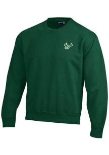 Gear for Sports South Florida Bulls Mens Green Big Cotton Long Sleeve Crew Sweatshirt