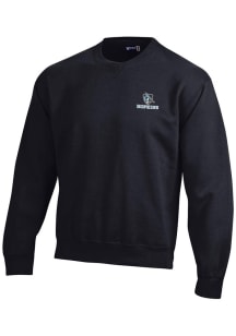 Gear for Sports Johns Hopkins Blue Jays Mens Black Big Cotton Long Sleeve Crew Sweatshirt