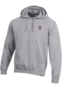 Gear for Sports NC State Wolfpack Mens Grey Big Cotton Long Sleeve Hoodie