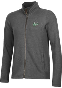 Gear for Sports South Florida Bulls Womens Grey Relaxed Luxe Long Sleeve Full Zip Jacket