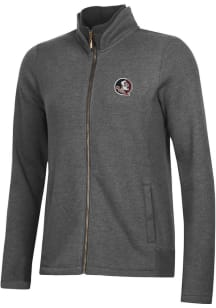 Gear for Sports Florida State Seminoles Womens Grey Relaxed Luxe Long Sleeve Full Zip Jacket