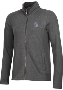 Gear for Sports James Madison Dukes Womens Grey Relaxed Luxe Long Sleeve Full Zip Jacket