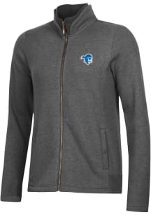 Gear for Sports Seton Hall Pirates Womens Grey Relaxed Luxe Long Sleeve Full Zip Jacket