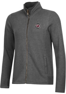 Gear for Sports South Carolina Gamecocks Womens Grey Relaxed Luxe Long Sleeve Full Zip Jacket