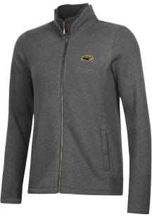 Gear for Sports Southern Mississippi Golden Eagles Womens Grey Relaxed Luxe Long Sleeve Full Zip..