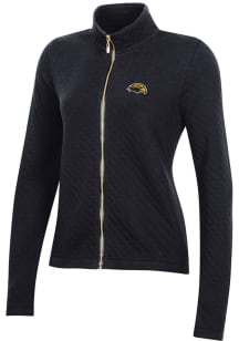 Gear for Sports Southern Mississippi Golden Eagles Womens Black Relaxed Quilted Long Sleeve Full..