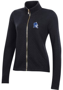 Gear for Sports Duke Blue Devils Womens Black Relaxed Quilted Long Sleeve Full Zip Jacket