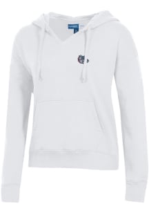 Gear for Sports Gonzaga Bulldogs Womens White Big Cotton Hooded Sweatshirt