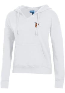 Gear for Sports Pepperdine Waves Womens White Big Cotton Hooded Sweatshirt