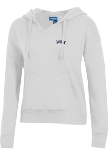 Gear for Sports Howard Bison Womens Grey Big Cotton Hooded Sweatshirt