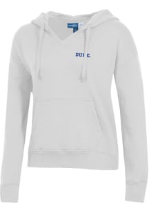 Gear for Sports Duke Blue Devils Womens Grey Big Cotton Hooded Sweatshirt