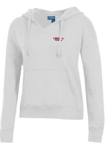 Gear for Sports Liberty Flames Womens Grey Big Cotton Hooded Sweatshirt