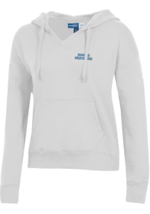 Gear for Sports Johns Hopkins Blue Jays Womens Grey Big Cotton Hooded Sweatshirt