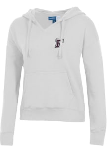 Gear for Sports Fordham Rams Womens Grey Big Cotton Hooded Sweatshirt