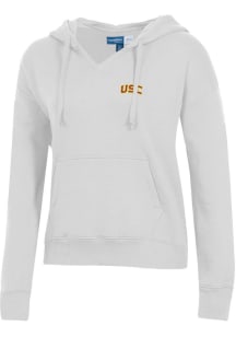 Gear for Sports USC Trojans Womens Grey Big Cotton Hooded Sweatshirt