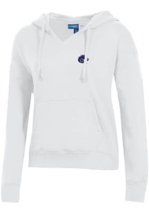 Gear for Sports Boise State Broncos Womens White Big Cotton Hooded Sweatshirt