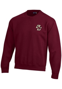 Gear for Sports Boston College Eagles Mens Red Big Cotton Long Sleeve Crew Sweatshirt