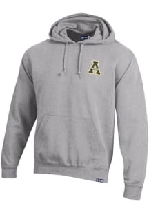 Gear for Sports Appalachian State Mountaineers Mens Grey Big Cotton Long Sleeve Hoodie