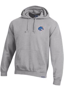Gear for Sports Boise State Broncos Mens Grey Big Cotton Long Sleeve Hoodie