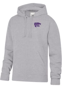 Mens K-State Wildcats Grey Gear for Sports Big Cotton Hooded Sweatshirt