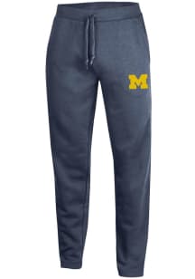 Mens Michigan Wolverines Navy Blue Gear for Sports Big Cotton Slim Sweatpants