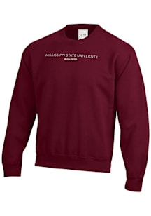 Gear for Sports Mississippi State Bulldogs Mens Maroon Big Cotton Long Sleeve Crew Sweatshirt
