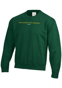 Gear for Sports North Dakota State Bison Mens Green Big Cotton Long Sleeve Crew Sweatshirt