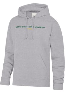 Gear for Sports North Dakota State Bison Mens Grey Big Cotton Long Sleeve Hoodie