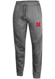 Mens Nebraska Cornhuskers Grey Gear for Sports Big Cotton Slim Sweatpants