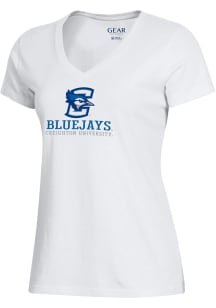 Gear for Sports Creighton Bluejays Womens White Mia Short Sleeve T-Shirt