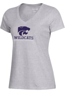 K-State Wildcats Grey Gear for Sports Mia Short Sleeve T-Shirt