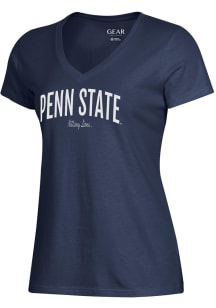 Gear for Sports Penn State Nittany Lions Womens Blue Mia Short Sleeve T-Shirt