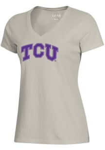 Gear for Sports TCU Horned Frogs Womens Brown Mia Short Sleeve T-Shirt