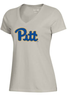 Pitt Panthers Tan Gear for Sports Mia Short Sleeve T-Shirt