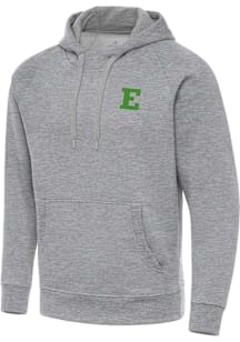 Antigua Eastern Michigan Eagles Mens Grey Victory Long Sleeve Hoodie
