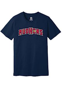 Summit Sportswear Toledo Mud Hens Navy Blue Alt Logo Wordmark Short Sleeve T Shirt