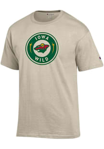 Champion Iowa Wild Oatmeal Secondary Logo Short Sleeve T Shirt