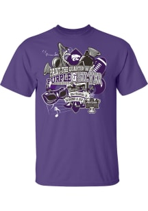 K-State Wildcats Purple 2022 Sugar Bowl Trumpet Short Sleeve T Shirt