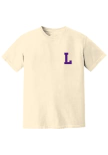 LSU Tigers Ivory Stadium Back Short Sleeve T Shirt