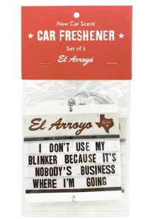 Texas Set of 2 Auto Air Fresheners - White