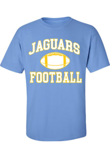 Southern University Jaguars Light Blue Football Short Sleeve T Shirt