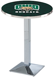 Ohio Bobcats Chrome Square Base Pub Table