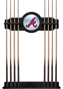 Atlanta Braves Solid Wood Cue Rack Pool Table